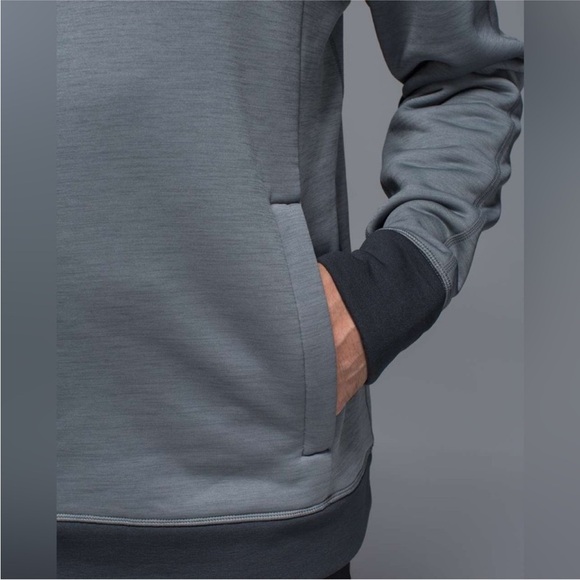 Lululemon Mens Revolution Crew Performance Stretch Pullover Grey Size L - Picture 6 of 15